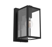 Applique Contemporanea Da Esterno Budrone 1 Luce Acciaio Nero