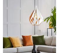 Eglo CARLTON-P lampada a sospensione, E27, 43001, CARLTON 1;CARLTON [Lampade per Interni > Lampade a Sospensione]