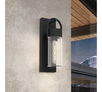 Applique Contemporanea Da Esterno Carraro 1 Luce Acciaio Nero