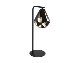 Eglo Carton 4 Lampada da Tavolo, in Acciaio, Nero/Rame anticato