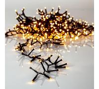 EGLO Catena luminosa esterna oro bianco caldo, illuminazione natalizia