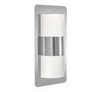 Applique Contemporanea Da Esterno Cistierna 2 Luci Acciaio Inox Grigio