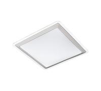 Plafoniera Classico Competa 1 Acciaio Bianco Luce Led Integrato 21W