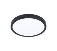 Eglo Plafoniera LED per bagno Fueva 6-Z – ZigBee, app e Alexa, RGB dimmerabile, IP44, nera Ø28 cm