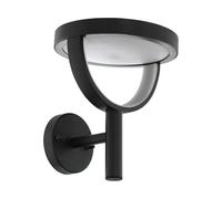 EGLO connect LED lampada da parete esterna Francari-C, lampada smart home | da esterno, applique in alluminio e plastica, colore nero, bianco, dimmerabile, toni di bianco regolabili, IP44