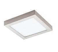 Eglo Plafoniera FUEVA-C 15,6 W Nichel opaco 22,5 x 22,5 cm EGLO connect