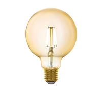 EGLO connect LED Lampadina E27, Smart Home Vintage ambra, LED Globe
