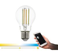 EGLO connect LED Lampadina E27, Smart Home Vintage chiara, 6 Watt (equivale