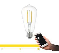 Eglo connect LED Lampadina E27, Smart Home Vintage chiara, 6 Watt (equivale