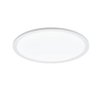 Eglo connect, plafoniera a pannello Led Sarsina-c, Smart Home, alluminio | e plastica, bianco, diametro di 59,5 cm, telecomando incluso, dimmerabile, tonalità e colori del bianco regolabili