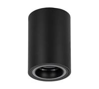 Eglo connect.z Carosso-Z Plafoniera LED, Smart Home, uso con ZigBee, app e controllo vocale Alexa, luce bianca calda e fredda, RGB, dimmerabile, metallo nero, diametro 8 cm