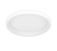 Eglo connect.z Lampada LED da soffitto Loretello-Z, dimmerabile, ZigBee, Matter, controllo app e vocale Alexa, bianco caldo-freddo, RGB, bianco, Ø 35 cm