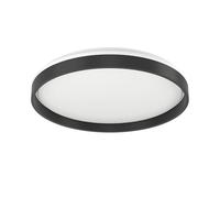 Eglo connect.z lampada LED da soffitto Moschettino-Z, ZigBee + Matter, controllo app e vocale Alexa, luce calda-fredda, RGB, dimmerabile, nero-bianco, Ø 49,1 cm