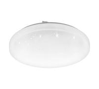Eglo connect.z Smart Home Frania-Z - Plafoniera LED con effetto cristallo, ZigBee, app e controllo vocale, Alexa, bianco caldo, freddo, RGB, dimmerabile, colore diametro di 31 cm