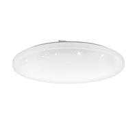 Eglo connect.z Smart Home Frania-Z - Plafoniera LED con effetto cristallo, ZigBee, app e controllo vocale, Alexa, bianco caldo, freddo, RGB, dimmerabile, colore diametro di 50 cm