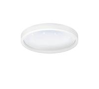 Eglo connect.z Smart Home lampada da soffitto LED Montemorelos-Z con effetto cristallo, ZigBee, app e controllo vocale Alexa, bianco caldo - freddo dimmerabile, illuminazione RGB, Ø 42 cm