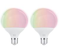 Eglo connect.z Smart Home lampadina Led E27, G95, ZigBee, app e controllo vocale, dimmerabile, colore della luce regolabile, 1300 lumen, 13,5 W (Confezione da 2)