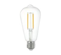Eglo Lampadina LED E27 connect.z ST64 ZigBee dimmerabile 6W 806lm bianco neutro vintage chiara