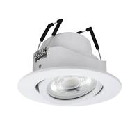 Faretto Ad Incasso Moderno Saliceto Z Alluminio Bianco Led Integrato 4,7W