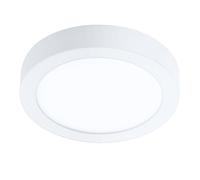 EGLO connect.z Smart Home Led lampada da soffitto per bagno | Fueva-Z, Ø 21 cm, ZigBee, app e controllo vocale, colore della luce regolabile, dimmerabile, metallica bianca, IP44