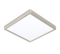 EGLO Plafoniera Fueva-Z 28x28 cm nichel - connect ZigBee dimmerabile, app e controllo vocale, IP44