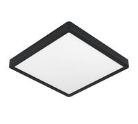 Plafoniera Moderna Fueva Z In Alluminio Nero Led Integrato 19,5W 2700 6500K Ip44