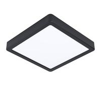 Plafoniera Moderna Fueva Z In Acciaio Nero Led Integrato 16,5W 2700 6500K Ip44
