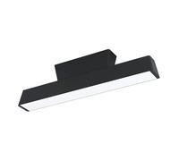 Plafoniera Moderna Simolaris-Z Piccola Led Alluminio Nero