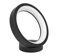 Lampada Da Tavolo Contemporanea Marghera-Z Acciaio Nero 4 Luci Led Integrato 4W