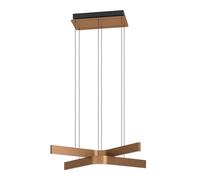 Eglo connect.z Smart-Home LED Pendelleuchte Folcino-Z, Metall dimmbar, ZigBee, Matter, App- und Sprachsteuerung Alexa, warmweiß-kaltweiß, RGB, Bronze-Optik