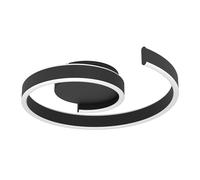 Eglo connect.z Smart-Home LED plafoniera Andabaia-Z, dimmerabile, ZigBee, Matter, controllo app e vocale Alexa, luce calda-fredda, nero