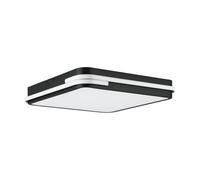 Plafoniera Moderna Genovese-Z Alluminio Nero Luce Led Integrato 22W