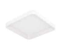 Eglo connect.z Smart-Home LED plafoniera Loretello-Z, dimmerabile, ZigBee, Matter, controllo app e vocale Alexa, luce calda-fredda, RGB, bianco, 35x35 cm