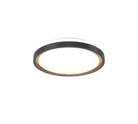 Eglo connect.z Smart Home LED plafoniera Maleramara-Z, ZigBee + Matter, app e controllo vocale Alexa, luce calda-fredda, RGB, dimmerabile, nero, oro, bianco, Ø 35,7 cm