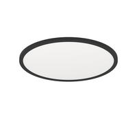 Eglo connect.z Smart Home Led plafoniera Rovito-Z, Ø 42 cm, ZigBee, app e controllo vocale, bianco caldo-bianco freddo, retroilluminazione RGB, dimmerabile, lampada da soffitto nera