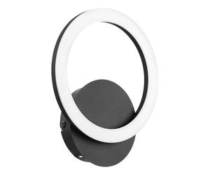 Eglo connect z Smart-Home LED wall lamp Parrapos-Z, lampada da parete rotonda, ZigBee, app e controllo vocale Alexa, colore della luce regolabile (bianco caldo-bianco freddo), dimmerabile