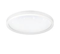 Eglo connect.z Smart Home plafoniera LED Montemorelos-Z con effetto cristallo, ZigBee, app e controllo vocale Alexa, bianco caldo - bianco freddo, RGB, plafoniera dimmerabile in bianco, Ø 57 cm