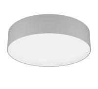 Plafoniera Moderna Romao-Z Acciaio Bianco Luce Led Integrato 35W