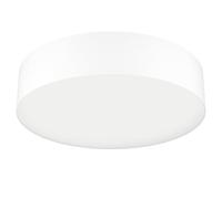 Eglo connect z Smart Home Plafoniera LED Romao-Z, ZigBee, app e controllo vocale Alexa, colore della luce regolabile (bianco caldo - freddo), RGB, dimmerabile, lampada in tessuto bianco