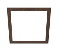 Eglo cornice decorativa in legno, accessorio per pannello Led Salobrena 60 x 60 cm, cornice quadrata in legno marrone scuro