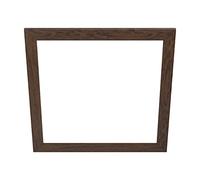 Eglo cornice decorativa in legno, accessorio per pannello Led Salobrena 60 x 60 cm, cornice quadrata in legno marrone scuro