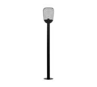 Piantana Contemporanea Donatori 1 Luce Alluminio Fuso Nero