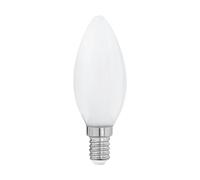 Eglo E14 LED, lampadina classica a forma di candela, 7 Watt (equivalente a 60 Watt), 806 lumen, luce bianco caldo, 2700k, lampadina C35, Ø 3,5 cm