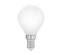 EGLO Lampadina LED E14 P45 4W, bianco caldo, opale EGLO