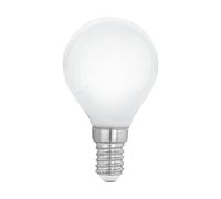 Eglo E14 LED, lampadina opalina a forma di goccia, 7 Watt (equivalente a 60 Watt), 806 lumen, luce bianca calda, 2700k, lampadina P45, Ø 4,5 cm