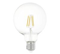 Eglo E27 LED, lampadina a globo classica, fonte di luce per illuminazione retrò, 4 Watt (equivalente a 40 Watt), 470 lumen, luce bianco caldo, 2700k, lampadina Edison G95, Ø 9,5 cm