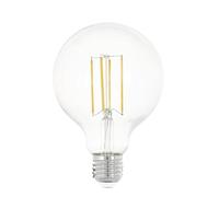 Eglo E27 LED, lampadina a globo classica, fonte di luce per illuminazione retrò, 8 Watt (equivalente a 75 Watt), 1055 lumen, luce bianco caldo, 2700k, lampadina Edison G95, Ø 9,5 cm