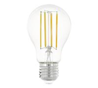 Eglo E27 LED, lampadina classica, fonte di luce per illuminazione retrò, 8 Watt (equivalente a 75 Watt), 1055 lumen, luce bianco caldo, 2700k, lampadina Edison A60, Ø 6 cm