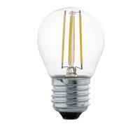 Eglo E27 LED, lampadina classica, fonte di luce per illuminazione retrò, 4 Watt (equivalente a 30 Watt), 470 lumen, luce bianco caldo, 2700k, lampadina Edison G45, Ø 4,5 cm