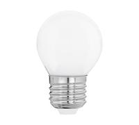 Eglo E27 LED, lampadina opalina, 4 Watt (equivalente a 40 Watt), 470 lumen, luce bianco caldo, 2700k, lampadina G45, Ø 4,5 cm